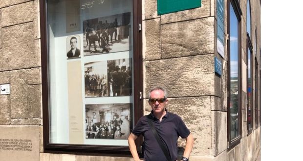 The Sarajevo street corner, where on June 28th, 1914, the Archduke Franz Ferdinand’s driver took a cataclysmic wrong turn