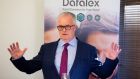 Datalex acting chief executive Sean Corkery at the company’s agm on Tuesday, where shareholders agreed to adjourn discussion of Datalex’s 2018 financial statements to October 3rd. Photograph: Tom Honan