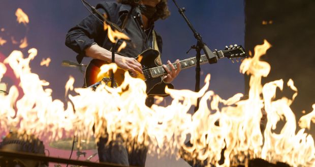 Hozier performing at Electric Picnic last month. Photograph: Dave Meehan/The Irish Times