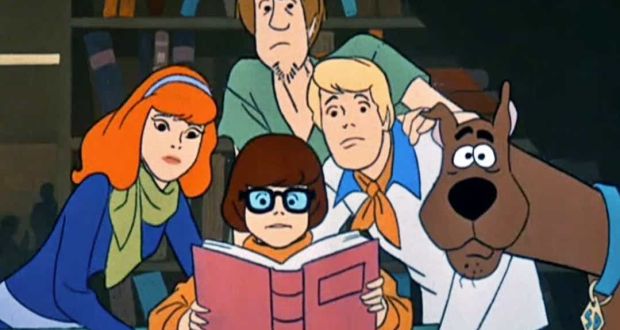 Daphne Velma Shaggy Fred and Scooby in the original Scooby-Doo Where Are You which premiered in 1969 and ran for three seasons Photograph  Hanna-Barbera