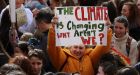 Students on the March for Climate Change in March. Photograph: Nick Bradshaw/The Irish Times