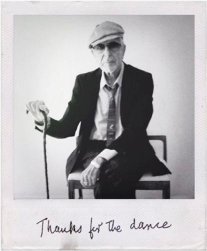 A publicity photograph for Leonard Cohen's posthumous