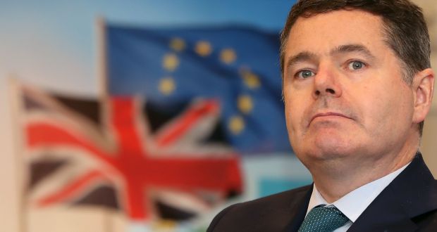 Minister for Finance Paschal Donohoe: While details of how the  fund may be used to help deal with a disorderly Brexit are not  finalised, triggering the fund is being examined. Photograph: Niall Carson/PA