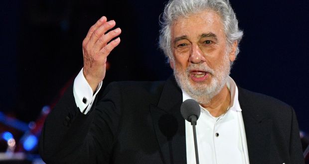 Spanish tenor Placido Domingo performs during a concert in  Hungary. Photograph: Getty Images