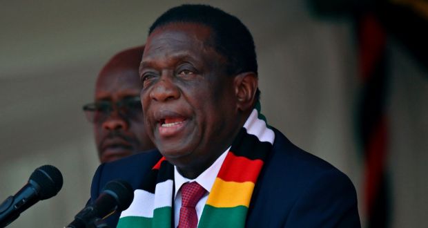 Zimbabwe’s president Emmerson Mnangagwa: Despite his promises to end the authoritarian approach to governance, the army and police have cracked down on protesters.   Photograph:  Tony Karumba/ AFP