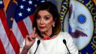 US speaker of the House Nancy Pelosi: The president ‘said the phone call was perfect . . . It wasn’t perfect.’ Photograph: Andrew Caballero-Reynolds/AFP/Getty Images