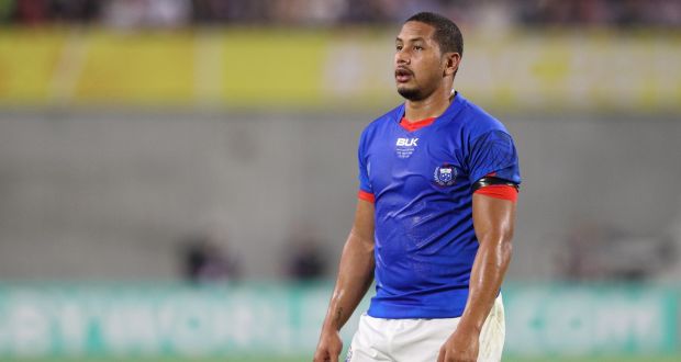 “Samoa were really physical against Scotland the other night but the points came in the last 12 minutes because the Samoan boys were out on their feet.” Photograph:  Craig Mercer/MB Media/ Getty Images
