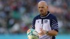 Scotland head coach  Gregor Townsend could see his side go out of the Rugby World Cup if their final game against Japan on Sunday is cancelled. Photograph:   Mike Hewitt/Getty Images