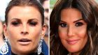 Coleen Rooney (left)  has accused Rebekah Vardy (right) of selling stories from her private Instagram account to the tabloids. Photograph: Peter Byrne/ Ian West/PA Wire