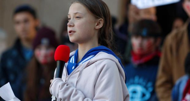 Swedish climate activist Greta Thunberg. Photograph: David Zalubowski/AP