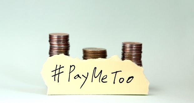 The European Commission reported in 2014 that Ireland had an average gender pay gap of 13.9 per cent, which compared relatively favourably with the EU average of 16.7 per cent. #PayMeToo as a new campaign to close the wage gap between men and women. Photograph: iStock