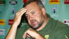  Matt Proudfoot, South Africa’s forwards coach: “If you have watched how we have played in the World Cup you can see how we will play on Sunday.” Photograph:  Steve Haag/Gallo Images