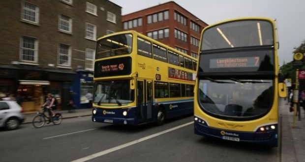 A redesign of the bus network in Dublin was launched on Tuesday. Photograph: Nick Bradshaw/File