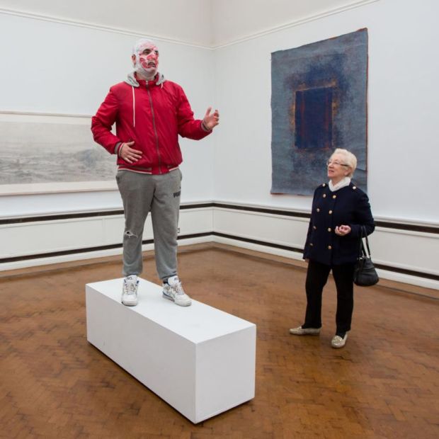 Blindboy taking part in a live installation at Limerick City Gallery of Art in 2015. Photograph: Alan Place/FusionShooters