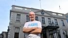 Frank Behan at the Mansion House in Dublin. He is the oldest of 13 people to have completed all 39 Dublin Marathons since 1980. Photograph: David Fitzgerald/Sportsfile 