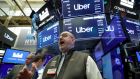  Uber launch on the floor of the New York Stock Exchange  on  May 10th, 2019. Photograph: Brendan McDermid/Reuters
