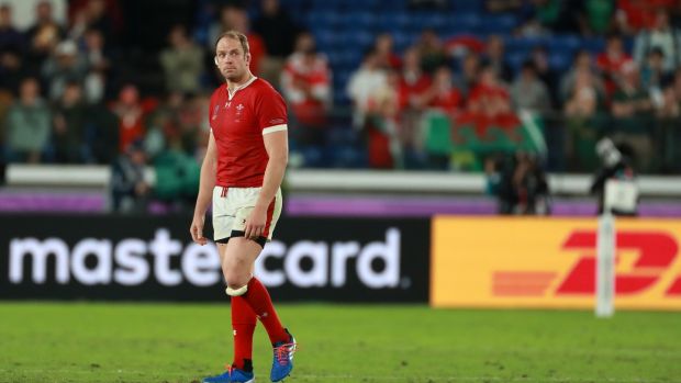 Alun Wyn Jones after Wales’ defeat to South Africa. Photograph: David Rogers/Getty