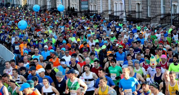 Entries for the 2020 Dublin Marathon will be allocated via a ballot. Photograph: Ryan Byrne/Inpho