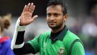 Bangladesh’s Shakib Al Hasan has been banned from all cricket for two years with one year of that suspended. Photograph: Getty Images