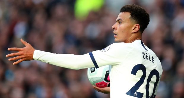  Tottenham’s Dele Alli in action against Watford FC at Tottenham Hotspur Stadium on October 19th. Photograph:  Catherine Ivill/Getty Images