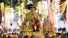 King Maha Vajiralongkorn taking part in the Royal Land Procession on the day following his coronation as King Rama X of Thailand in May 2019. Photograph: Lauren DeCicca/Getty Images