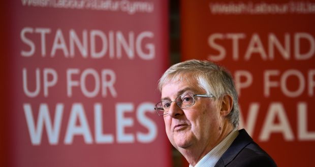 Mark Drakeford, first minister of Wales, at the launch of the Welsh Labour Party election campaign: there is growing interest among Welsh Labour voters in an independent Wales. Photograph: Ben Birchall/PA Wire