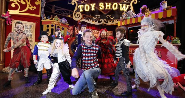 Last year’s Late Late Toy Show. RTÉ guarantees Irish children hear Irish voices on programming designed for them. Photograph:  Nick Bradshaw 