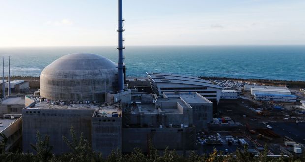  The construction of the third-generation pressurised water reactor  at Flamanville in northwestern France. Photograph: Charly Triballeau/AFP via Getty Images