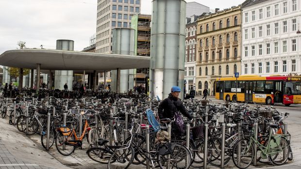 Copenhagen by bike: 'They cycle to hospital to birth'