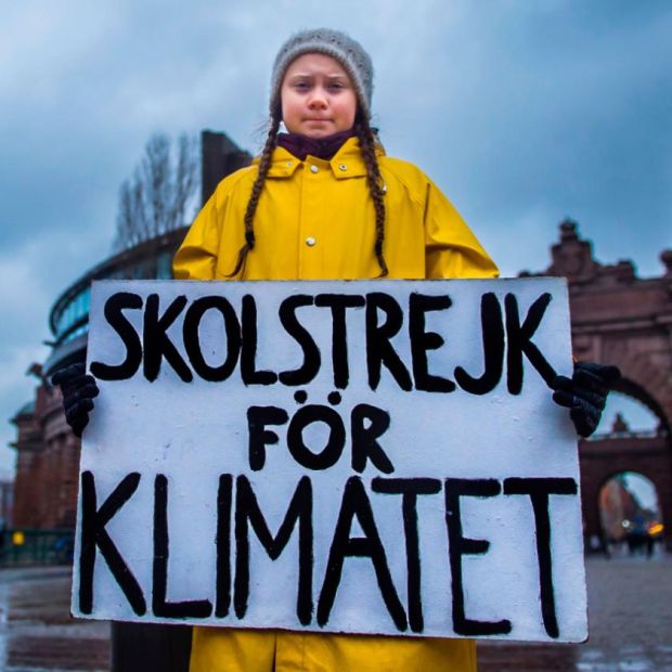 Greta Thunberg. Photograph: Hanna Franzen/TT/AFP/Getty