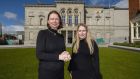 Mary Leane, left, head of finance at the National Gallery of Ireland, and Katie Haverty, who recently finished her first year of the Accounting Technicians Ireland apprenticeship programme. Photograph: Fintan Clarke