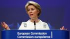 European Commission president Ursula von der Leyen:  “The Finnish proposal is not enough. I am concerned at the severe cuts in this proposal compared to the commission proposal.” Photograph: Francois Lenoir/Reuters 