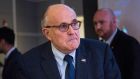 Rudy Giuliani, former mayor of New York and now US president Donald Trump’s personal lawyer. Photograph: Erin Schaff/New York Times