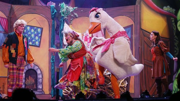 Christmas pantomime: Jack and the Beanstalk at the Everyman Theatre, in Cork. Photograph: Miki Barlow