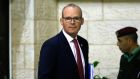  Minister for Foreign Affairs  Simon Coveney  after meeting Palestinian officials on December 3th, 2019, at the Palestinian Authority headquarters in the West Bank city of Ramallah. Photograph:  Abbas Momani/AFP via Getty Images