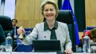 European Commission president Ursula von der Leyen rings the bell as she opens the College of Commissioners meeting on December 11th. Photograph: Aris Oikonomou/AFP