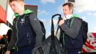 Connacht’s Conor Fitzgerald and Jack Carty will both start this weekend. Photograph: Billy Stickland/Inpho