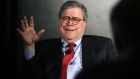 US attorney general Bill  Barr:  claimed the FBI launched an “intrusive investigation . . . on the thinnest of suspicions”. Photograph:  Mark Wilson/Getty 