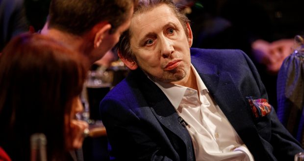  Shane MacGowan pictured on The Late Late Show Shane MacGowan and Fairytale of New York special. Photograph: Andres Poveda/RTÉ
