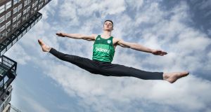 The champion Irish gymnast Rhys McClenaghan. Photograph: Billy Stickland/Inpho