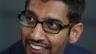 Sundar  Pichai was appointed as Alphabet’s new chief executive this month after Google co-founders Larry Page and Sergey Brin stepped down as leaders of the group. Photograph: Nick Bradshaw