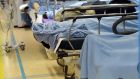 The Irish Nurses and Midwives Organisation said there were 573 admitted patients waiting on trolleys for beds on Monday morning at hospitals across the State. File photograph: Alan Betson