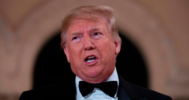 US president Donald Trump: Almost any sentient mammal who stands for a major party can count on 45 per cent of the national vote. Photograph: Jim Watson/AFP via Getty Images