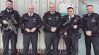 On Christmas Day PSNI chief constable Simon Byrne tweeted that it ‘was great to meet the team policing Crossmaglen’. File photograph: PA