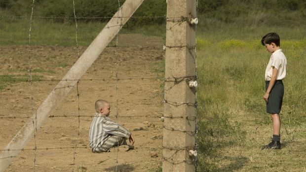 A scene from the 2008 film adaptation of The Boy in the Striped Pyjamas