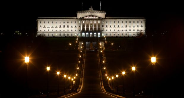 Tánaiste Simon Coveney and Northern Ireland Secretary Julian Smith, striding together towards the cameras with the illuminated Parliament Buildings as backdrop on Thursday night, have been a double act with symbolic and real heft. Photograph: Philip Magowan / Press Eye