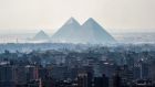  The Pyramids of Giza on the southwestern outskirts of  Cairo. Photograph: Khaled Desouki/AFP/Getty Images