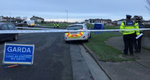 Suspected human remains were reportedly discovered in a plastic bag on a housing estate in Coolock, north Dublin on Monday night. Photograph: Sarah Burns