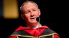 Jim Gavin after receiving an honorary doctorate from DCU in December. Photograph: Inpho