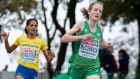 Ireland’s Fionnuala McCormack in the European Cross Country Championships in Lisbon, Portugal, in December. Photograph: Morgan Treacy/Inpho